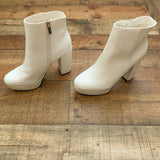 Bamboo Sorbet Platform Heel Booties- Size 7 (see notes)