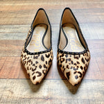 Sam Edelman Real Fur Dyed Cow Hair Pointed Toe Flats- Size 8.5