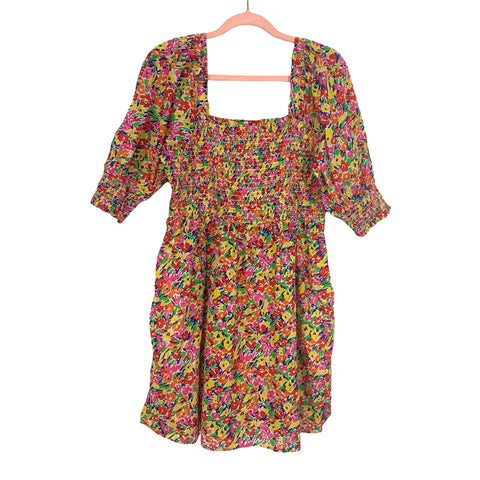 RIXO for Target Floral Smocked Bodice Dress- Size L