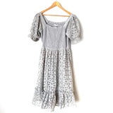 Ivy City Grey “Destiny” Dress- Size L (we have matching girls dress)