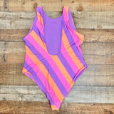 ASOS Design Pink/Purple/Orange One Piece- Size 14