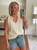 Free Assembly Egret Tie Shoulder Top- Size M (sold out online)