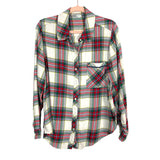 Aerie Plaid Button Up Top - Size S (we have matching pants)