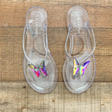Liliana Clear Butterfly Sandals NWT- Size 7