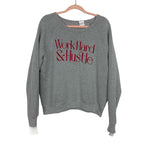 Project Social T Grey Reversible Crewneck Sweatshirt NWT- Size S