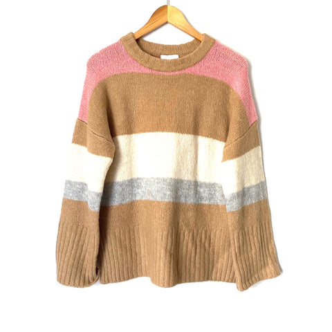 Topshop Colorblock Knit Sweater- Size 4-6