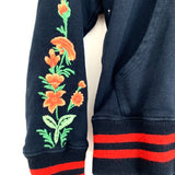 MOTHER Navy Embroidered Sweater- Size M