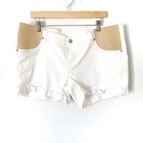 Time&Tru White Maternity Shorts- Size L (see notes)