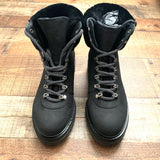 M. Gemi Black Alpi Alta Leather Hiker Boots- Size 38 (BRAND NEW)