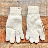 Isotoner Ivory Chenille Smartouch Lined Gloves