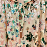 Buddy Love Pink Velvet Floral Front Keyhole Dress NWT- Size S