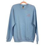 Gildan Light Blue Sun Wave Sweatshirt- Size M