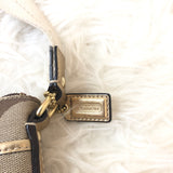 Coach Crossbody Messenger with Gold Trim