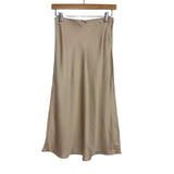 E.ssue Tan Satin Skirt NWT- Size S