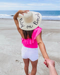 Pink Lily Hot Pink Ruffle One Shoulder Padded One Piece- Size L (sold out online, see notes)