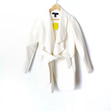 Forever 21 Cream Belted Coat NWT- Size S (see notes)