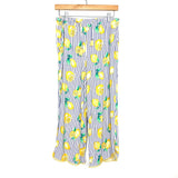 Soma White/Blue Striped/Lemon "You're The Zest" Pajama Pants- Size M (We Have Matching Top)