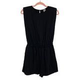 A-New York Black with Shoulder Pads Lehan Romper NWT- Size S (sold out online)
