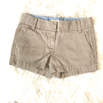 J Crew Chino Shorts in Khaki- Size 00