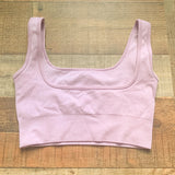 No Brand Lavender Ribbed Sports Bra- Size ~S/M (See Notes)