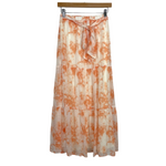 Vestique Orange Tie Dye Island Dreams Maxi Skirt NWT- Size M