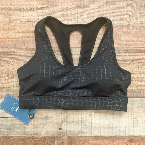 J. Ing Black Racerback Padded Sports Bra NWT- Size S