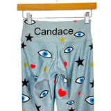 Fit Mama Stars and Eye Print Candace Leggings- Size S (Inseam 27”)