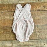 Lila and Hayes Pink Ruffle Romper- Size 12-18M