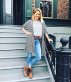 Carly Jean Los Angeles Striped Cardigan- Size S