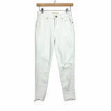 Levi 721 White High Rise Skinny Jeans- Size 26 (Inseam 25”)