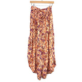 Free People Floral Palazzo Pants with Side Slits- Size L (we have matching top)