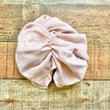 No Brand Light Pink Knit Ruched Back Knot Headwrap- Size ~0-6M (see notes)