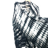 Bamboobies Black/White Tie Dye Open Maternity Nursing And Car Seat Covers for Baby- One Size