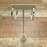 Silver Hoop Earrings