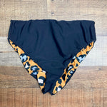 Azure Orange Animal Print Reversible Bikini Bottoms- Size M (we have matching top)