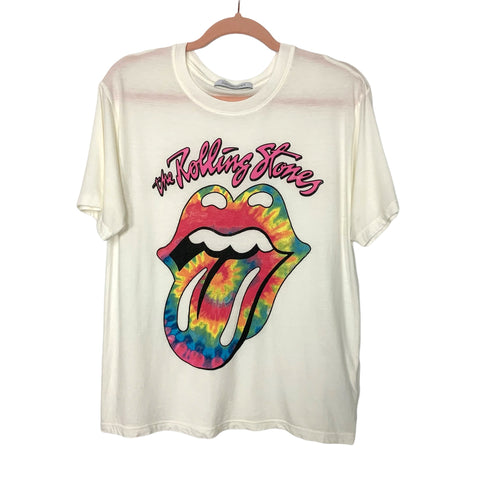 Daydreamer Rolling Stones Tie-Dye Tongue Graphic Tee- Size XS