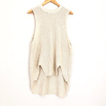 Vici Sleeveless Sweater with Front Slits- Size S