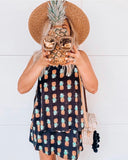 Agnes & Dora Pineapple Tiered Tunic NWT- Size M