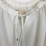 Skies Are Blue Off White Top- Size M (See Note)