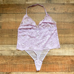 Adore Me Purple Lace Intimate Bodysuit- Size 0X