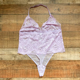 Adore Me Purple Lace Intimate Bodysuit- Size 0X