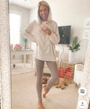 Aerie Cream Wool Blend Open Knit Sweater Tunic- Size M