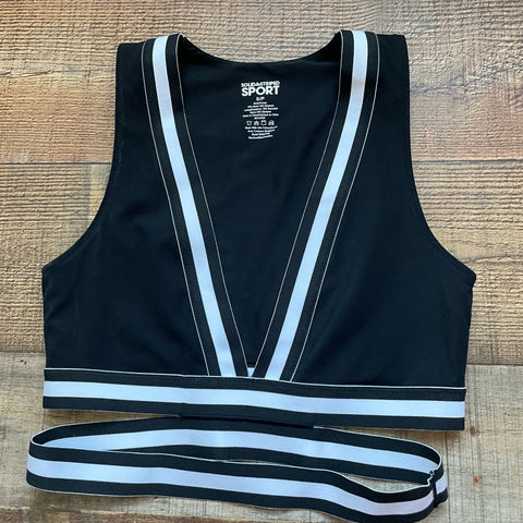 Solid & Striped Sport Deep V Cutout Sports Bra- Size S (sold out online, we have matching leggings)