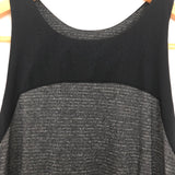 Lululemon Dark Grey Stripe Open Tie Back Top- Size 6