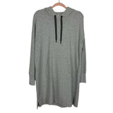 Lole Heathered Grey Hooded Sweatshirt Dress NWT- Size M