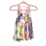 Koko + Mason Pink Multi Pattern Tank Top NWT- Size S (We Have Matching Bottom)