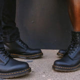 Dr. Martens MENS Black Leather 1460 Lace Up Boots- Size 12 (like new condition)