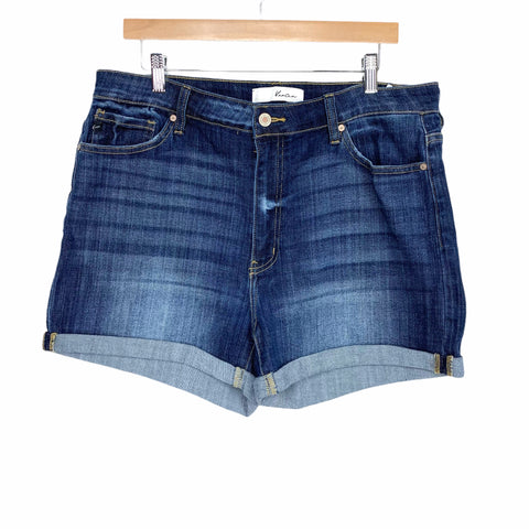 KanCan Cuffed Jean Shorts- Size XL