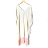 Hat Attack Cream Poncho Style Cover Up NWT