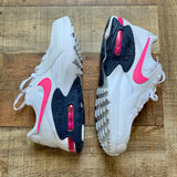 Pre-owned Nike White Air Max- Size 7.5
